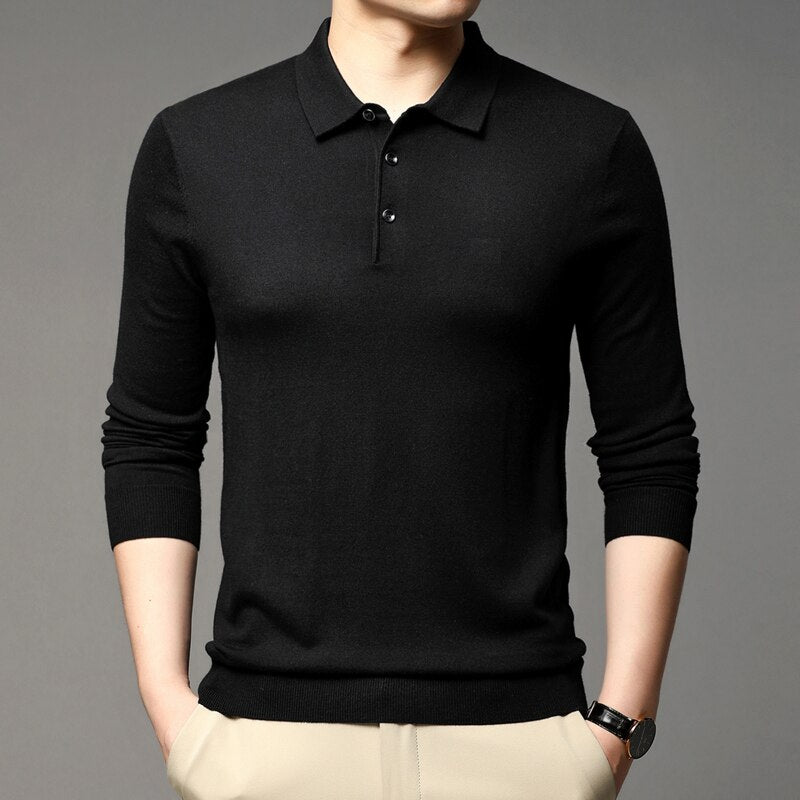 Set of Collar T-Shirts Full Sleeves