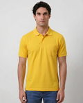Yellow Collar T-Shirt With Pocket