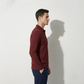 Maroon Collar T-Shirts Full Sleeves