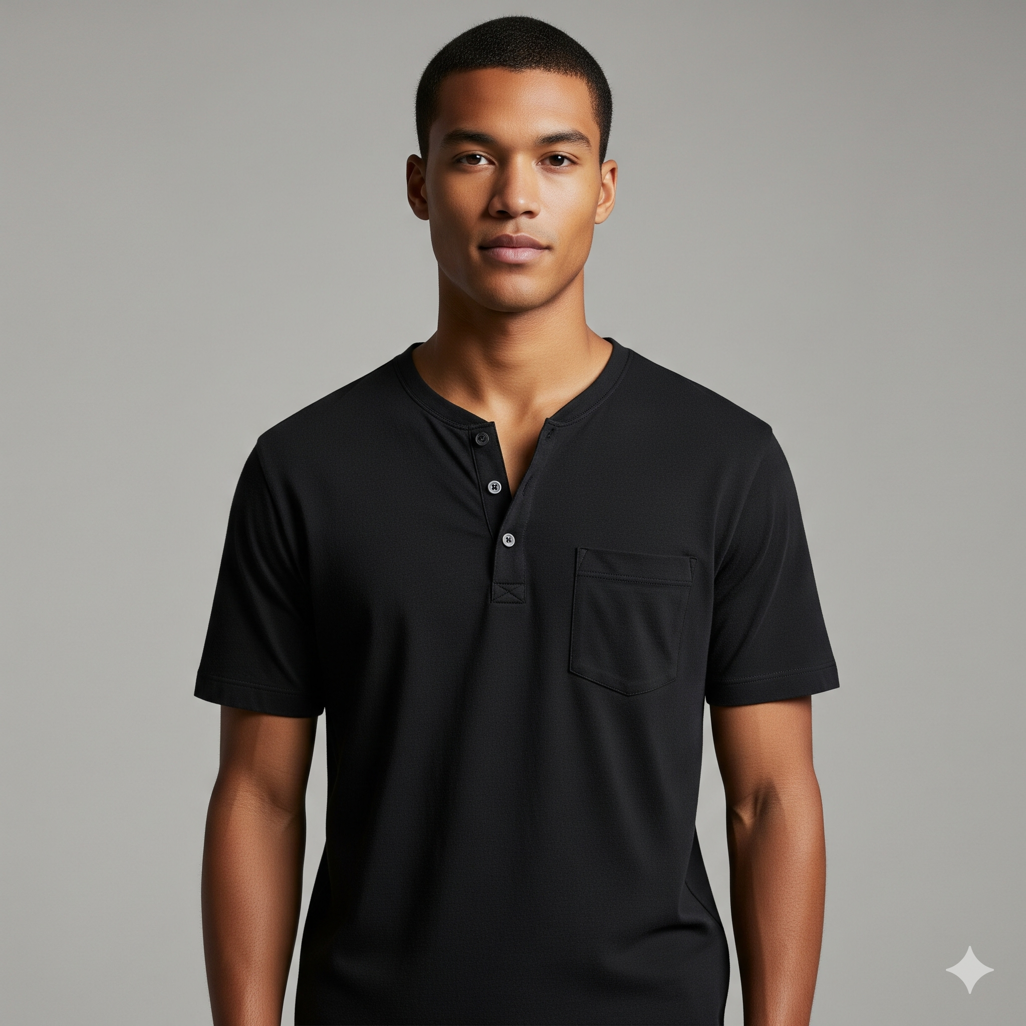 Pack of 3 Henley  T-Shirt For Men