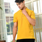 Yellow Solid Polo T-shirt