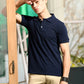 Navy Solid Polo T-shirt