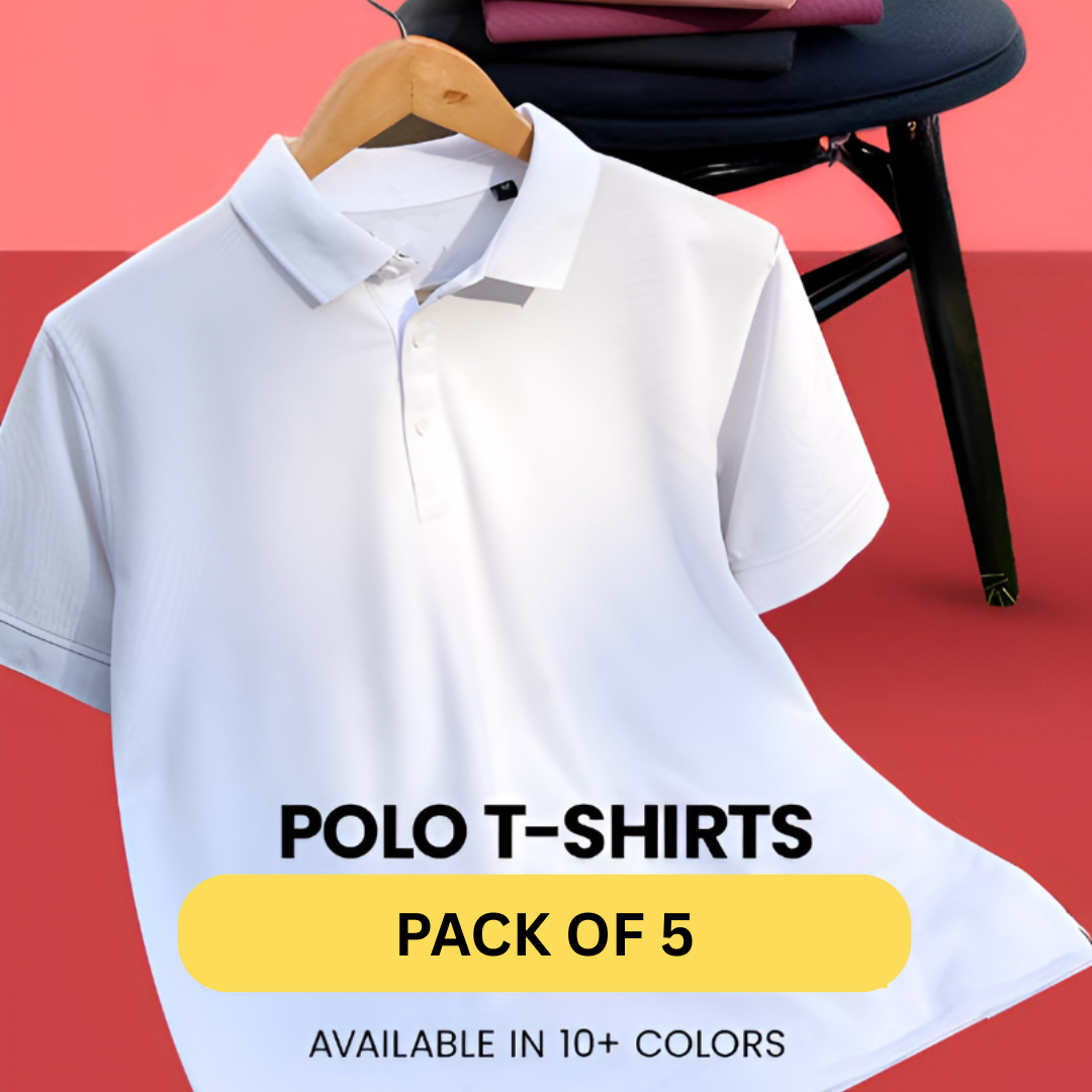 Pack of 5 Collar T-Shirts