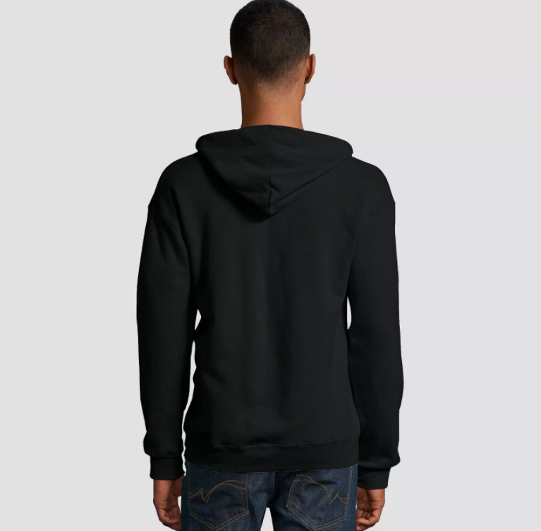 Full Zipper Solid Hoodie