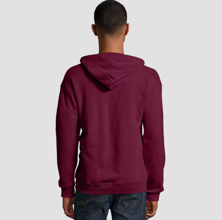 Full Zipper Solid Hoodie