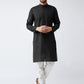 Black Straight Kurta Pajama for Men