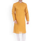 Mustard Straight Kurta Pajama for Men