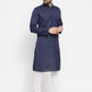 Navy Blue  Straight Kurta Pajama for Men